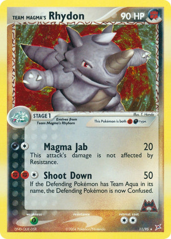 Image for Team Magma's Rhydon (11/95) - Pokemon