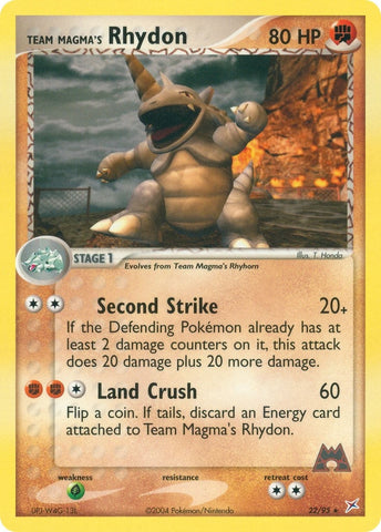 Image for Team Magma's Rhydon (22/95) [Team Magma vs Team Aqua]