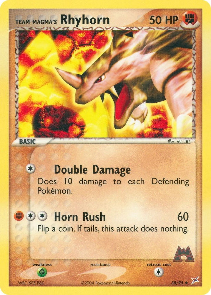Image for Team Magma's Rhyhorn (38/95) [Team Magma vs Team Aqua]