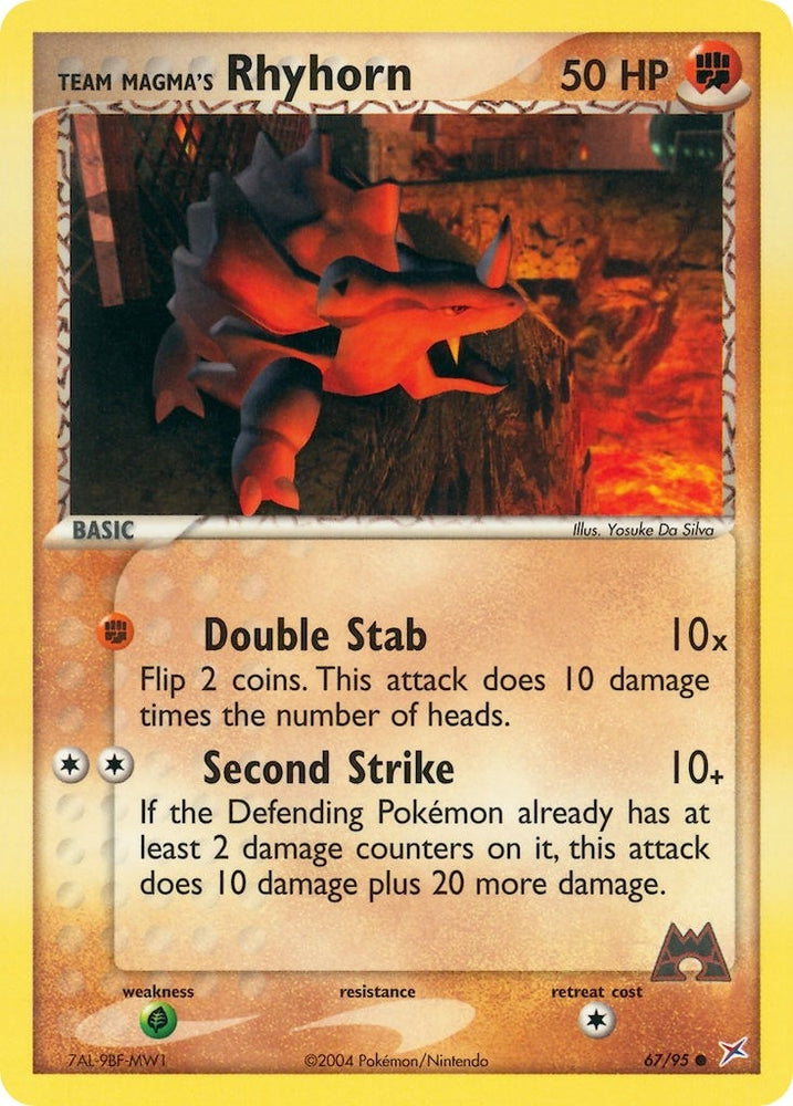 Image for Team Magma's Rhyhorn (67/95) [Team Magma vs Team Aqua]
