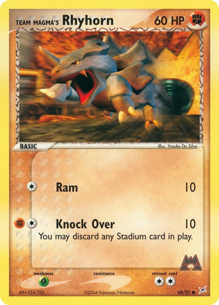 Image for Team Magma's Rhyhorn (68/95) [Team Magma vs Team Aqua]
