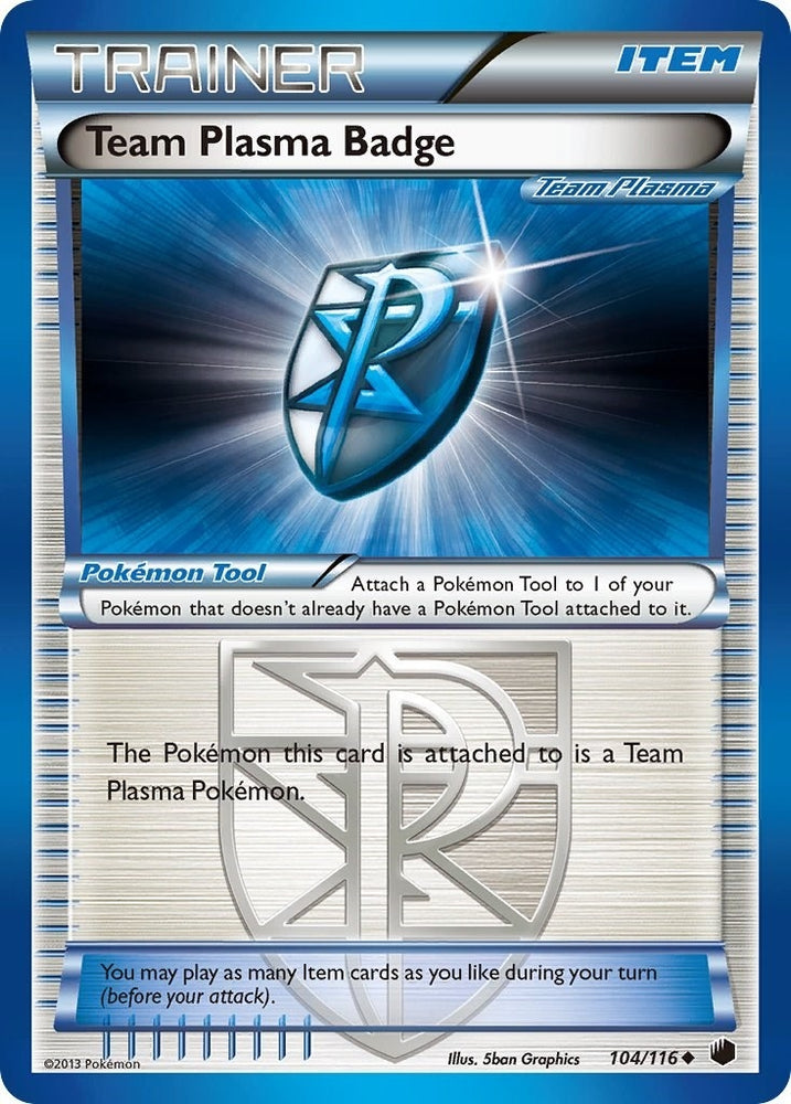 Image for Team Plasma Badge (Team Plasma) (104/116) [Plasma Freeze]