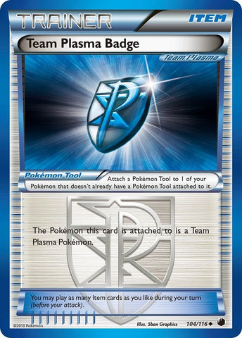 Image for Team Plasma Badge (Team Plasma) (104/116) [Plasma Freeze]
