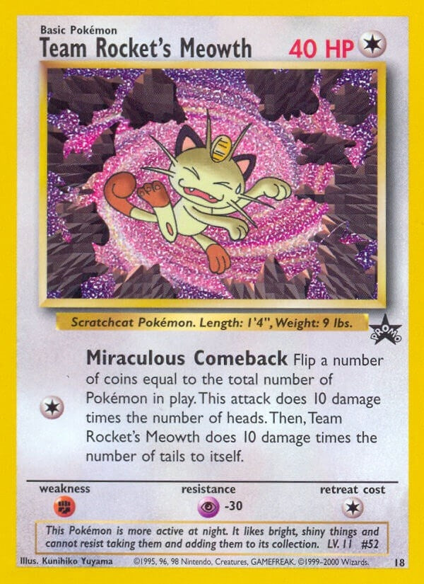 Image for Team Rocket's Meowth (18/53) [WoTC Promo]