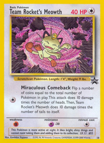 Image for Team Rocket's Meowth (18/53) [WoTC Promo]