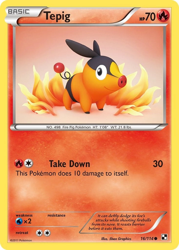 Image for Tepig (16) (16/114) - Pokemon