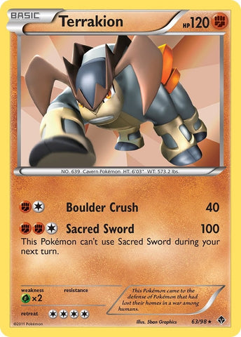 Image for Terrakion (63/98) [Emerging Powers]