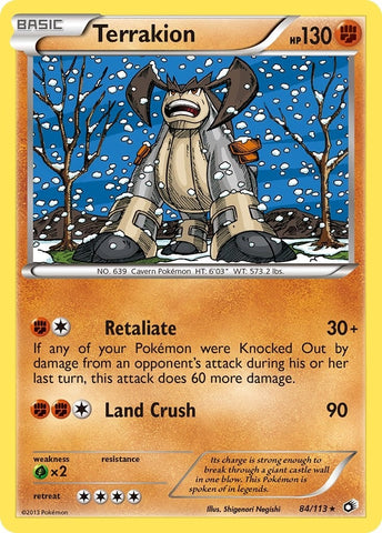Image for Terrakion (84/113) - Pokemon