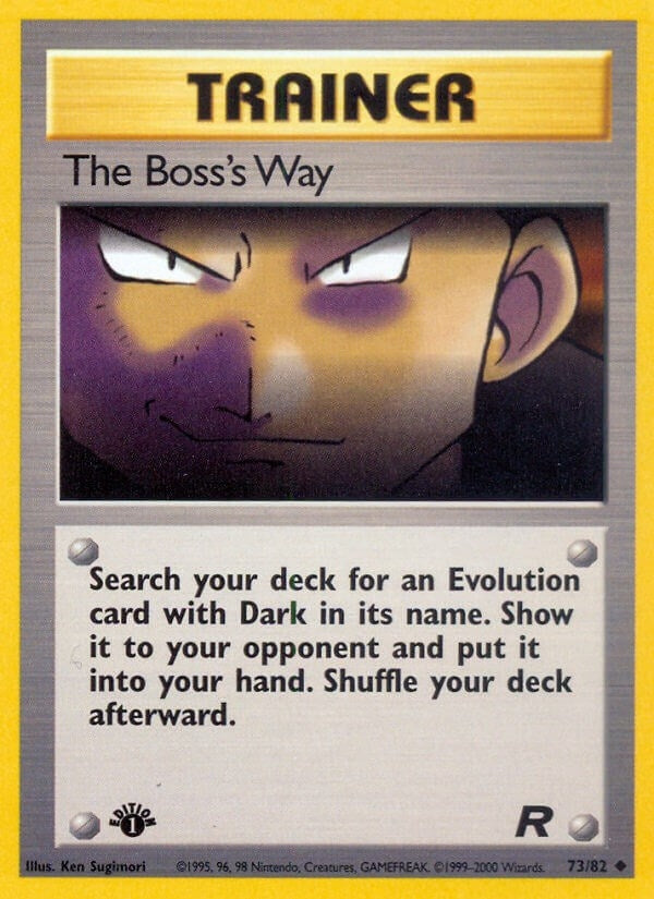 Image for The Boss's Way (73/82) [Team Rocket]