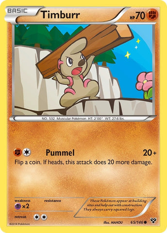 Image for Timburr (65/146) [XY Base Set]