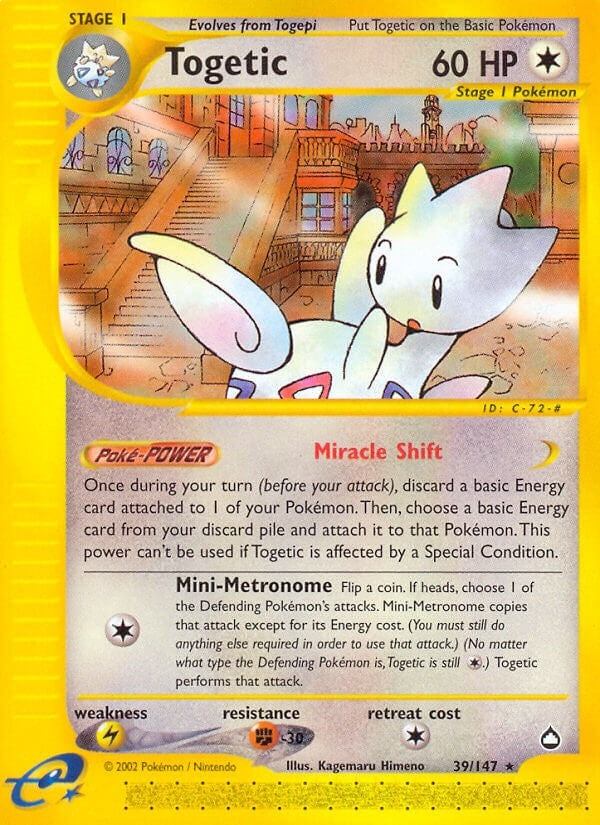 Image for Togetic (039/147) [Aquapolis]