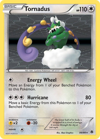 Image for Tornadus (89/98) - Pokemon