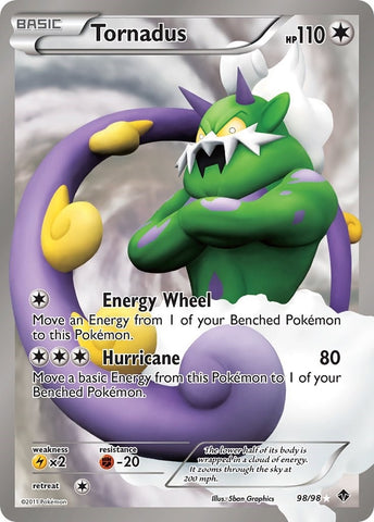 Image for Tornadus (98 Full Art) (98/98) [Emerging Powers]