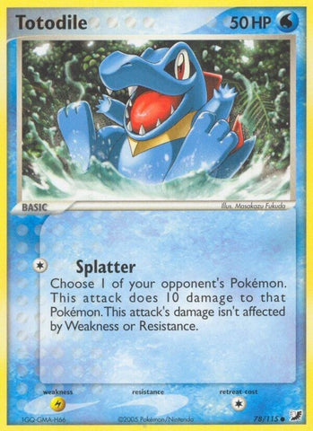 Image for Totodile (78/115) [Unseen Forces]