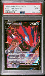 2022 POKEMON SWORD & SHIELD LOST ORIGIN #TG21 FA/ETERNATUS V LOST ORIGIN PSA 9