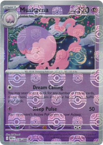 Musharna 036/086 (Master Ball Pattern) SV: Black Bolt