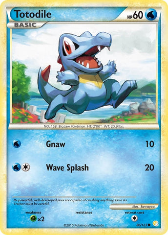 Image for Totodile (86/123) [HeartGold SoulSilver]