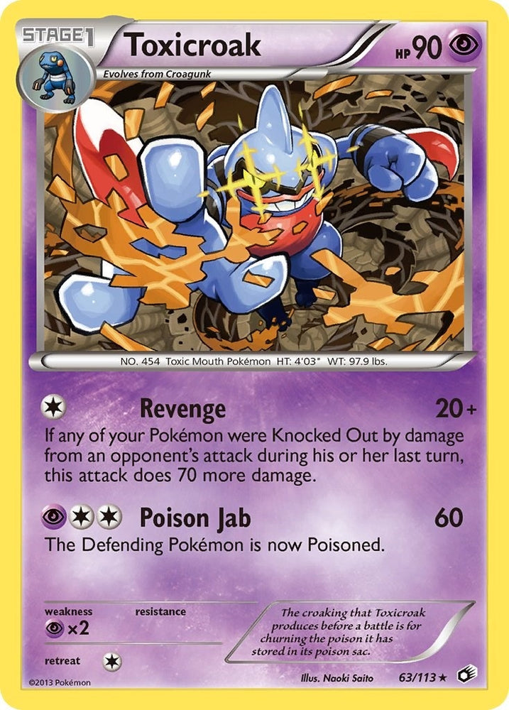 Image for Toxicroak (63/113) [Legendary Treasures]