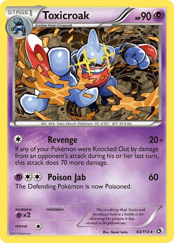 Image for Toxicroak (63/113) [Legendary Treasures]