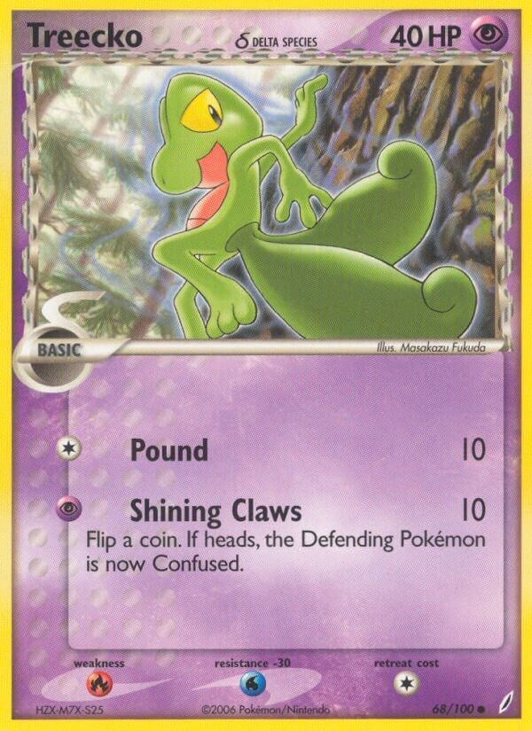 Image for Treecko (Delta Species) (68/100) [Crystal Guardians]