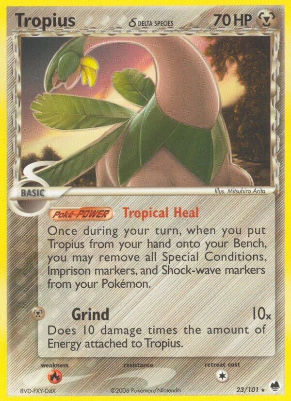 Image for Tropius (Delta Species) (23/101) [Dragon Frontiers]