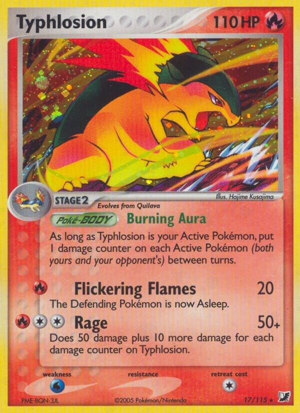 Image for Typhlosion (17/115) [Unseen Forces]