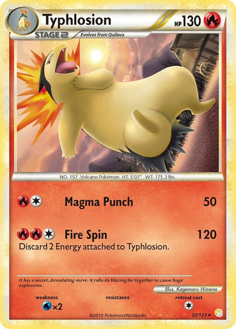 Image for Typhlosion (32/123) [HeartGold SoulSilver]