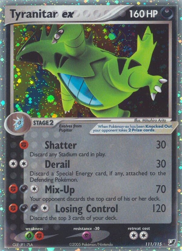 Image for Tyranitar ex (111/115) [Unseen Forces]