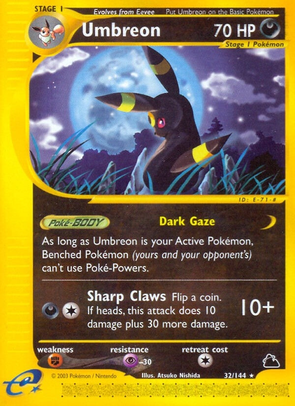 Image for Umbreon (32) (032/144) [Skyridge]