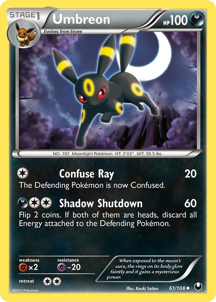 Image for Umbreon (61) (61/108) [Dark Explorers]