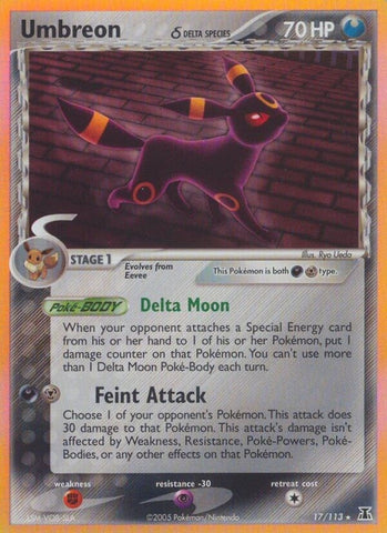 Image for Umbreon (Delta Species) (17/113) [Delta Species]