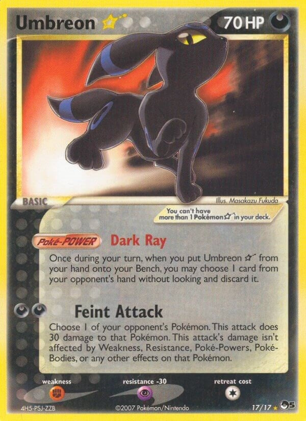 Image for Umbreon Star (017/017) [POP Series 5]