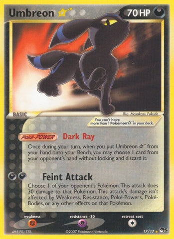 Image for Umbreon Star (017/017) [POP Series 5]