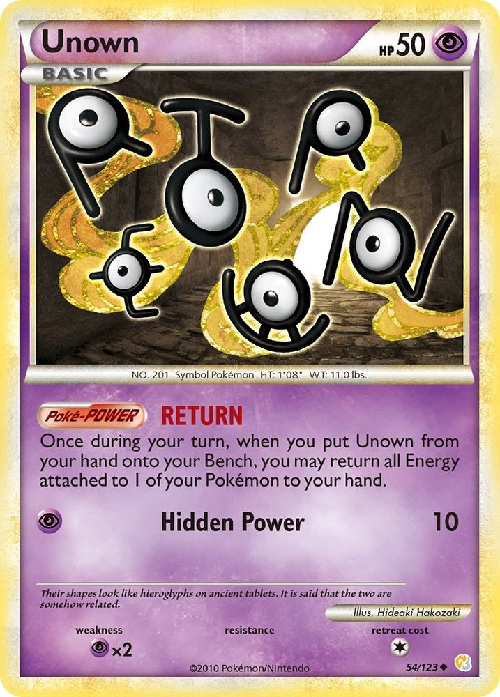 Image for Unown (54) (54/123) [HeartGold SoulSilver]