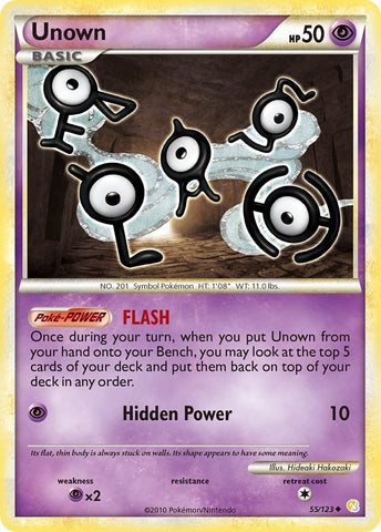 Image for Unown (55) (55/123) [HeartGold SoulSilver]