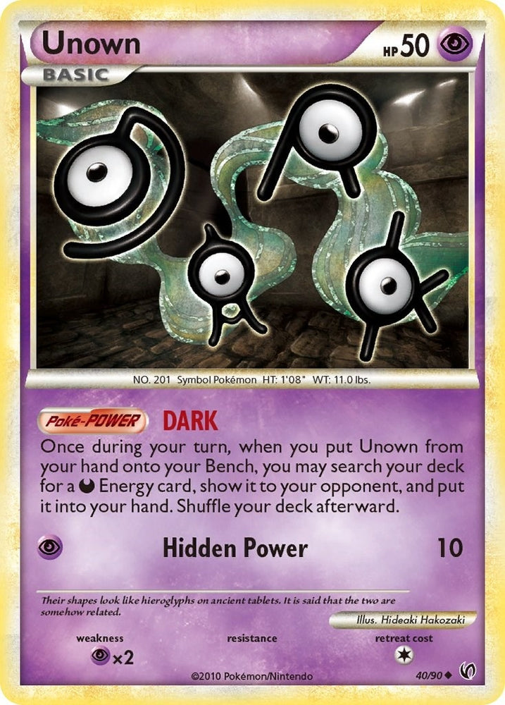 Image for Unown (40/90) [Undaunted]