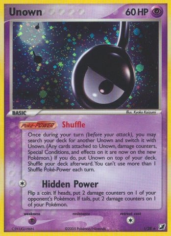 Image for Unown (!) (!/28) [Unseen Forces]