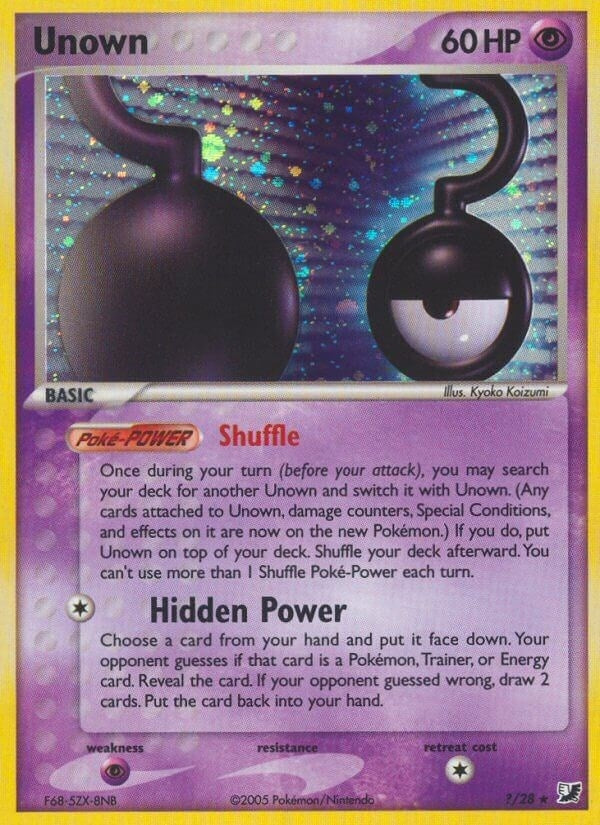 Image for Unown (?) (?/28) [Unseen Forces]
