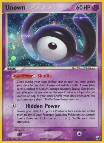 Image for Unown (H) (H/28) [Unseen Forces]