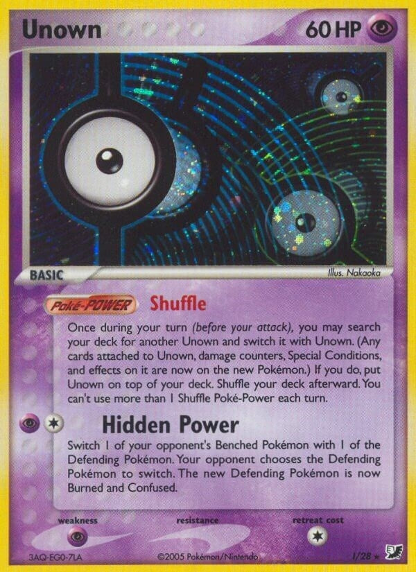Image for Unown (I) (I/28) [Unseen Forces]