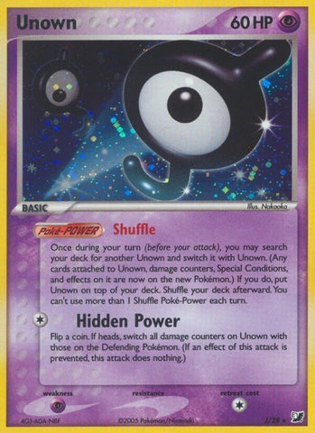 Image for Unown (J) (J/28) [Unseen Forces]
