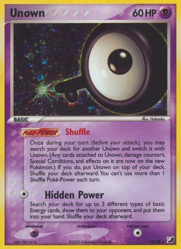 Image for Unown (Q) (Q/28) [Unseen Forces]