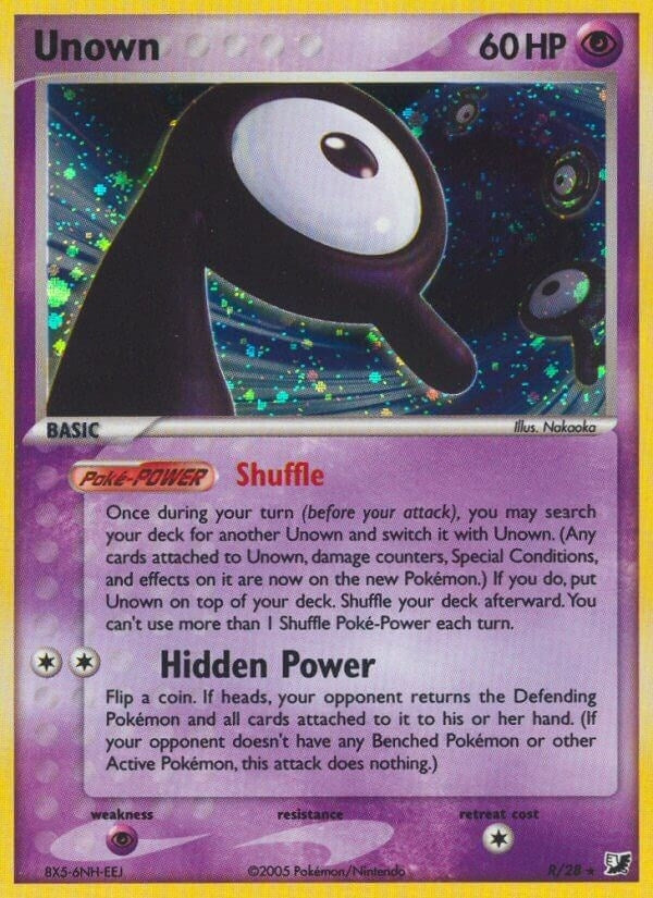 Image for Unown (R) (R/28) [Unseen Forces]