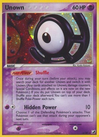 Image for Unown (U) (U/28) [Unseen Forces]
