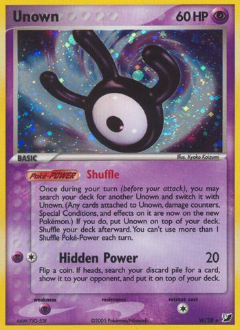 Image for Unown (W) (W/28) [Unseen Forces]