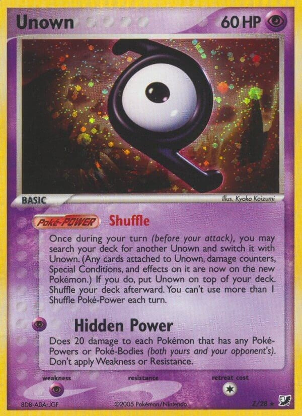 Image for Unown (Z) (Z/28) [Unseen Forces]