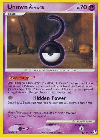 Image for Unown (?) (82/146) [Legends Awakened]