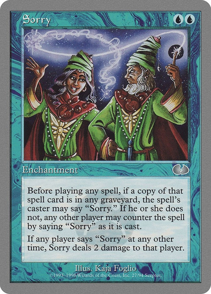 Image for Sorry (27) - Magic: The Gathering