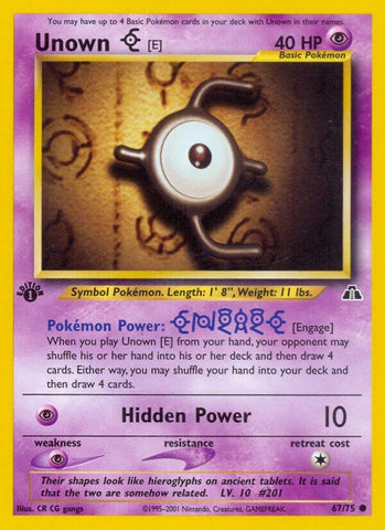 Image for Unown [E] (67/75) - Pokemon