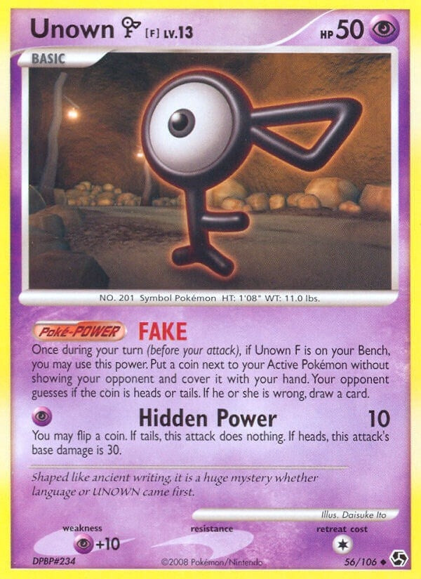 Image for Unown [F] (56/106) [Great Encounters]
